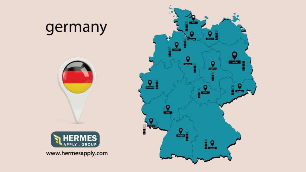 نقشه آلمان