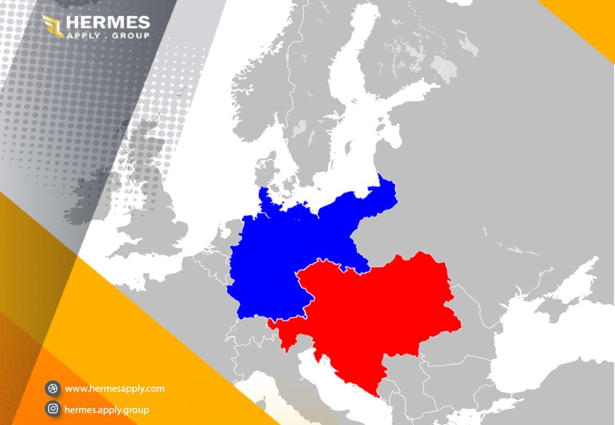 ۳. مقایسه جغرافیای آلمان و اتریش
