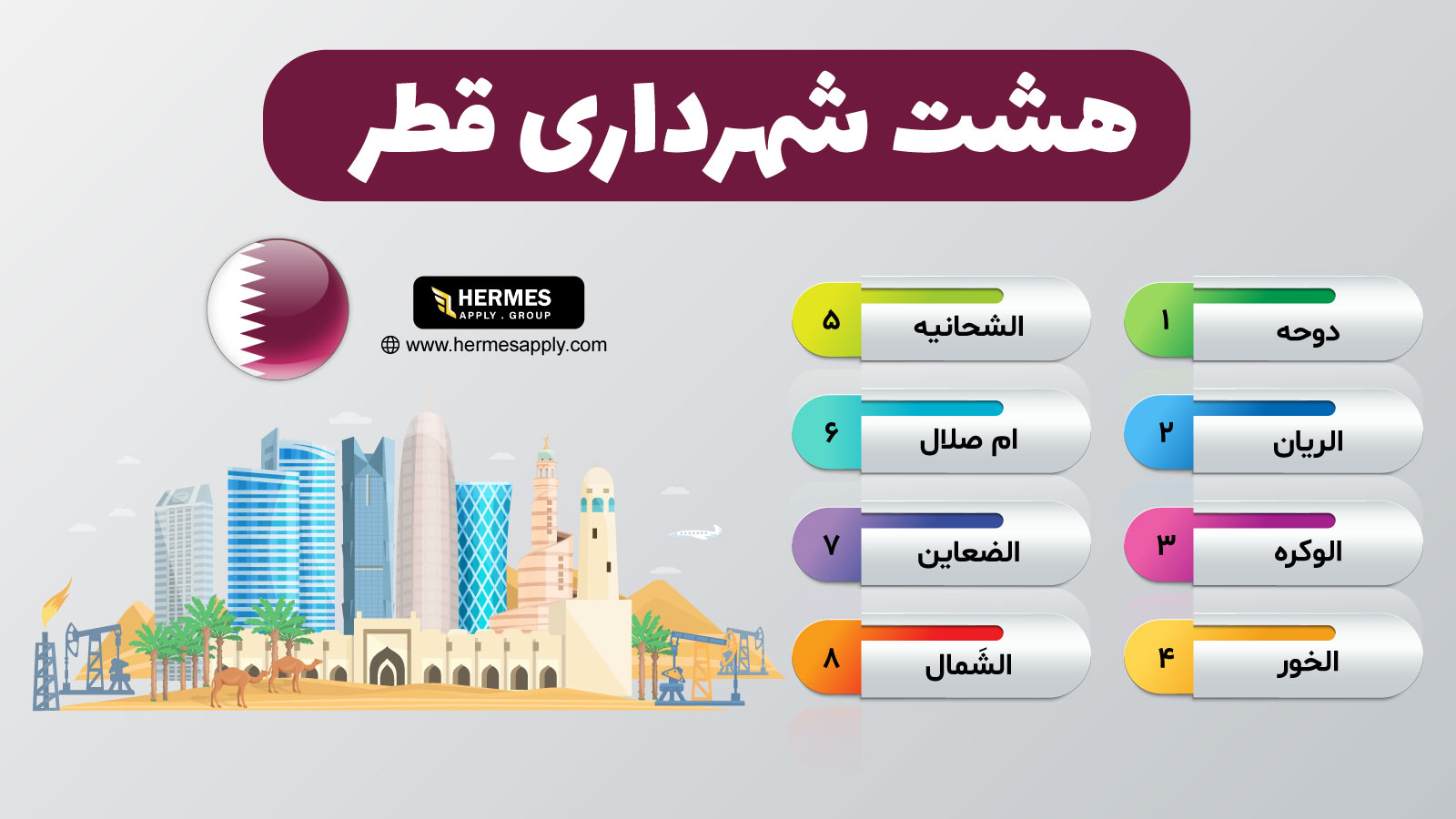 هشت شهرداری قطر