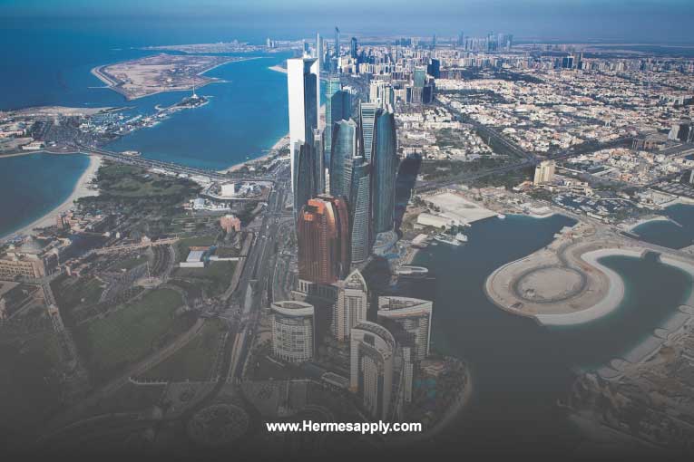 زیبایی برج های اتحاد در ابوظبی امارات