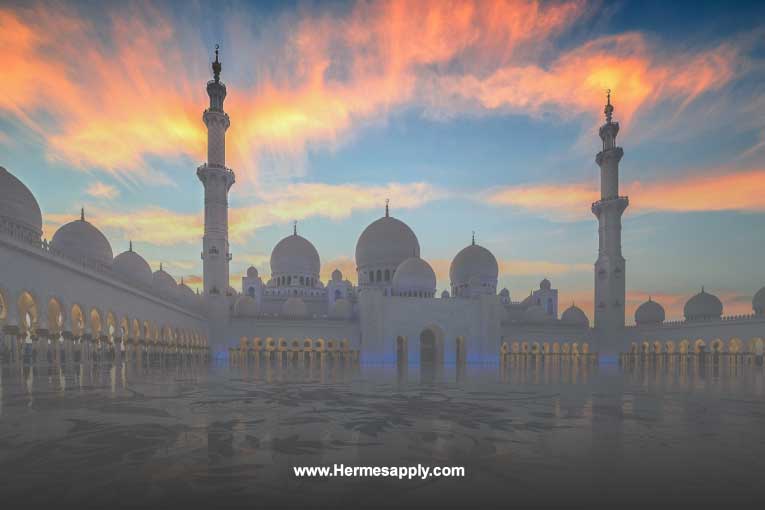 بازدید از مسجد شیخ زاید در ابوظبی امارات