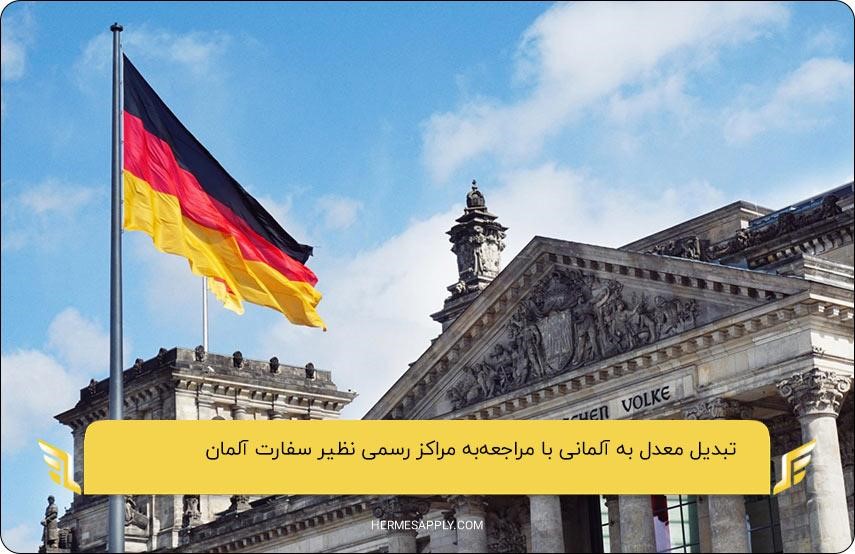 تبدیل معدل به آلمانی؛ مراجعه به مراکز رسمی نظیر سفارت آلمان